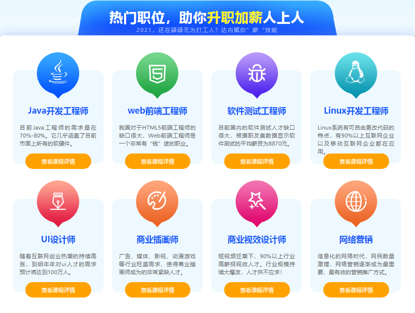 it培训学校哪家好 IT行业哪些职业发展比较好